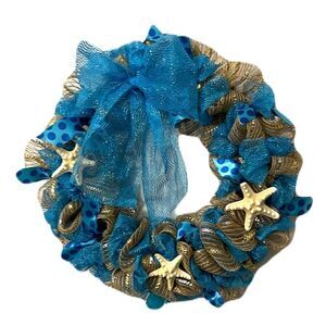 Starfish‎ seashell beach wreath